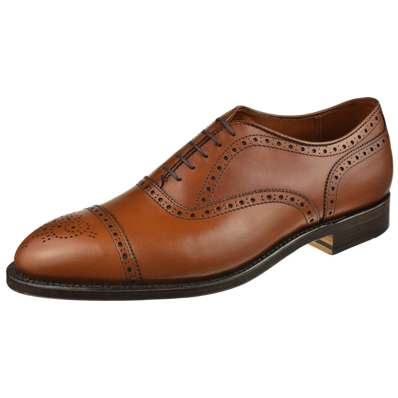 Medallion Cap Toe Oxford - Oak Hall