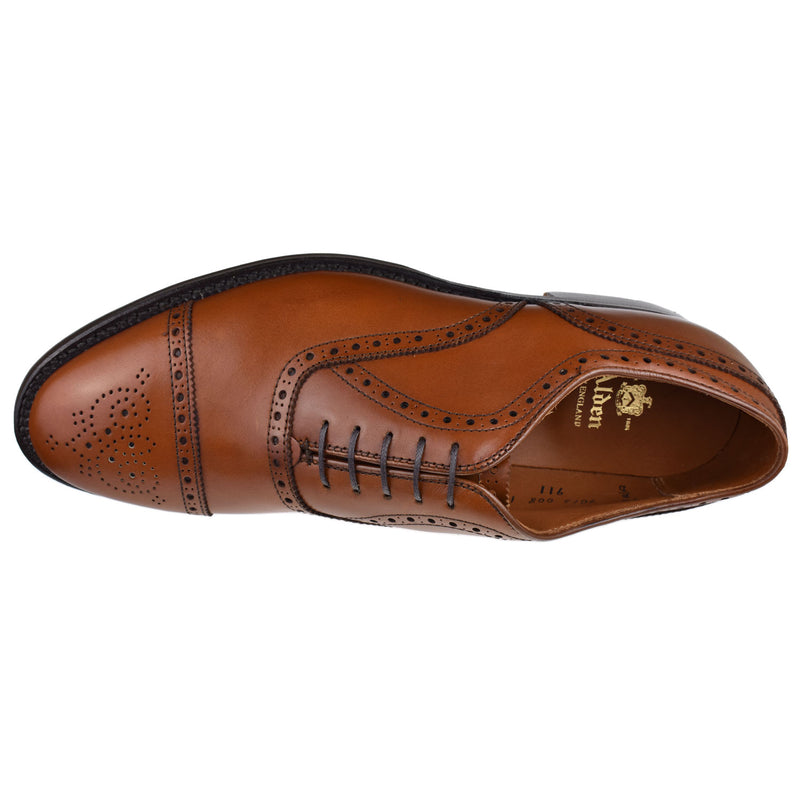 Medallion Cap Toe Oxford - Oak Hall