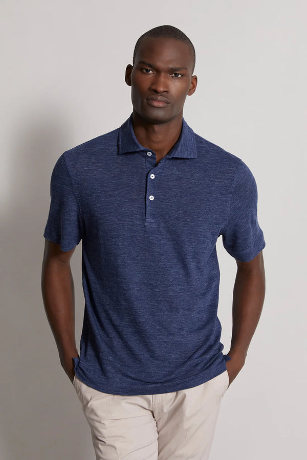 Jersey Melange Polo - Oak Hall