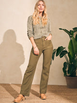 Stretch Terry Patch Pocket Pant - Oak Hall