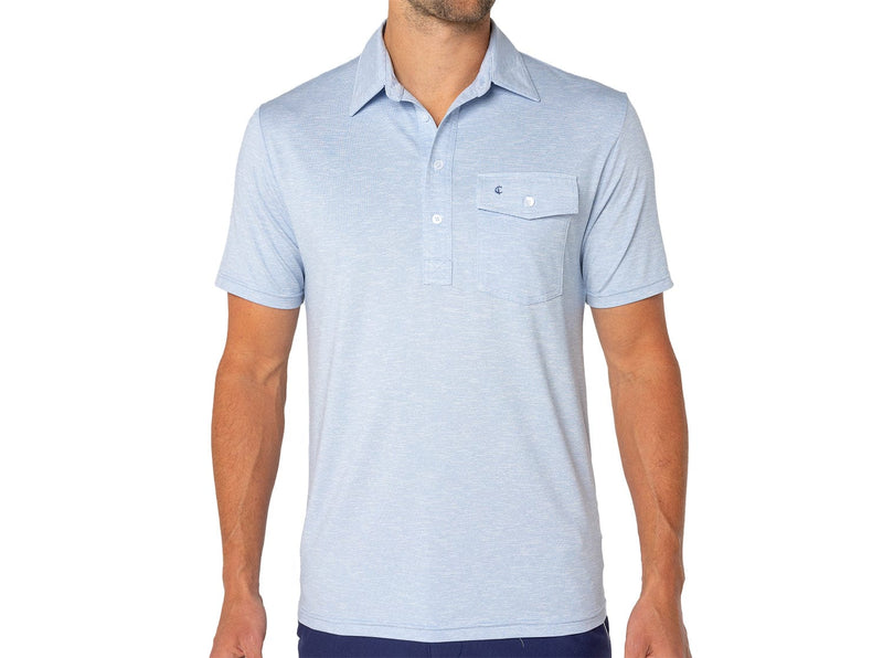 Perf Heather Polo - Oak Hall