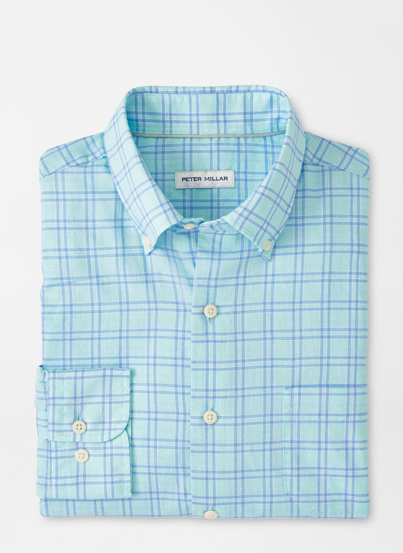 Heron Cotton Sport Shirt - Oak Hall