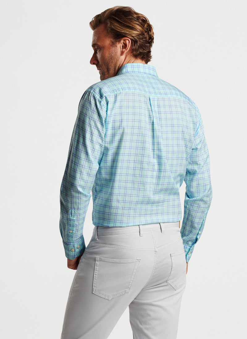 Heron Cotton Sport Shirt - Oak Hall