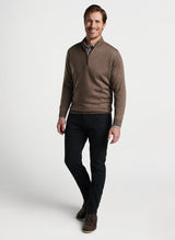 Autumn Crest Suede Trim Quarter-Zip - Oak Hall