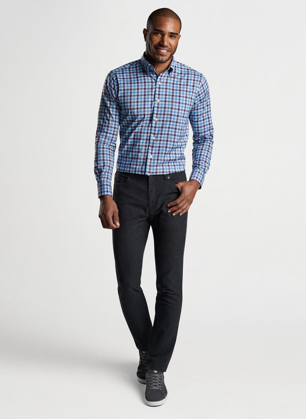 Becket Cotton-Stretch Sport Shirt - Oak Hall