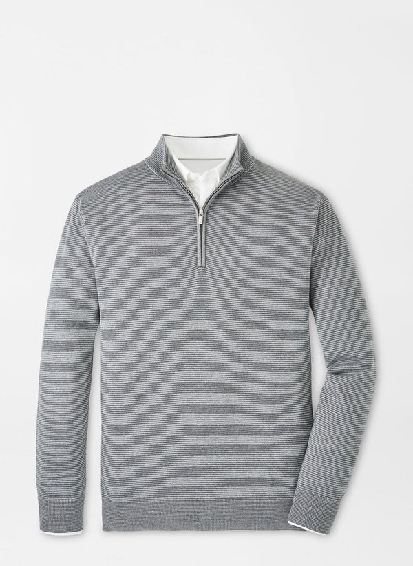 Canton Stripe Quarter-Zip Sweater