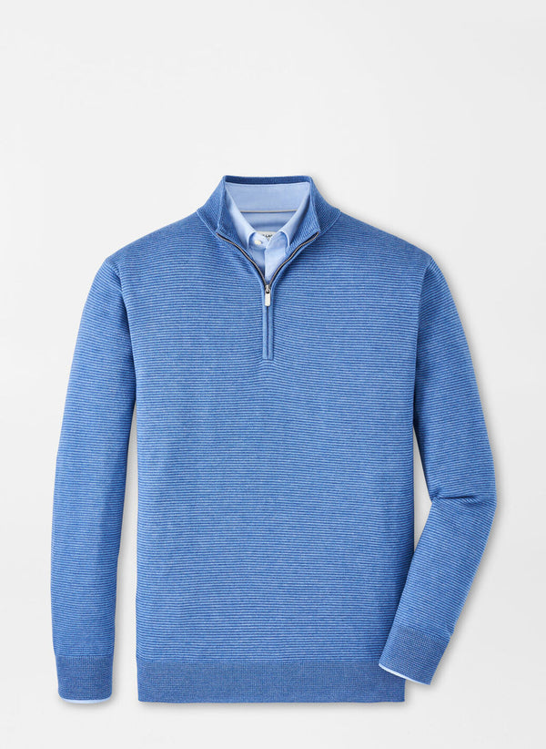 Canton Stripe Quarter-Zip Sweater