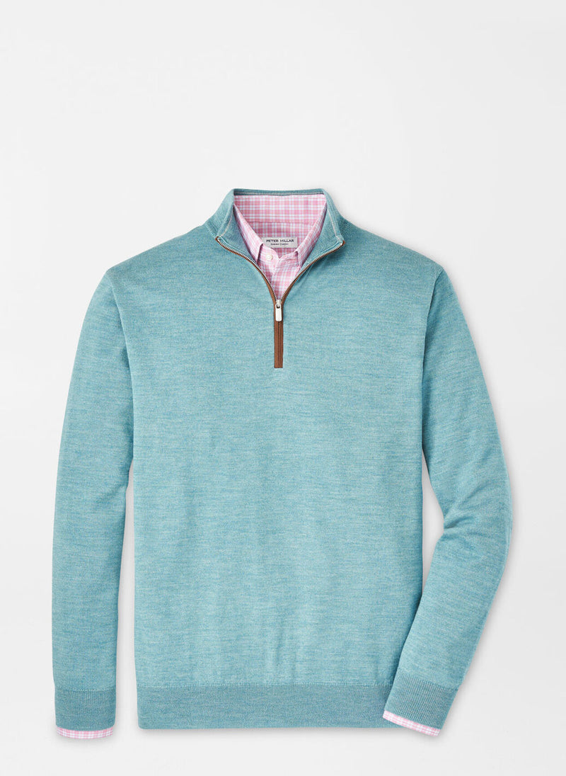 Autumn Crest Suede Trim Quarter-Zip