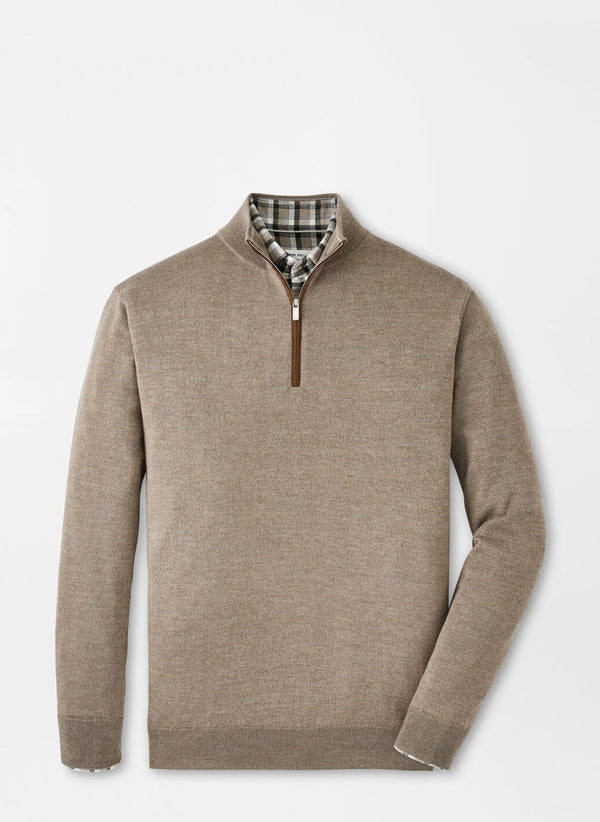 Autumn Crest Suede Trim Quarter-Zip