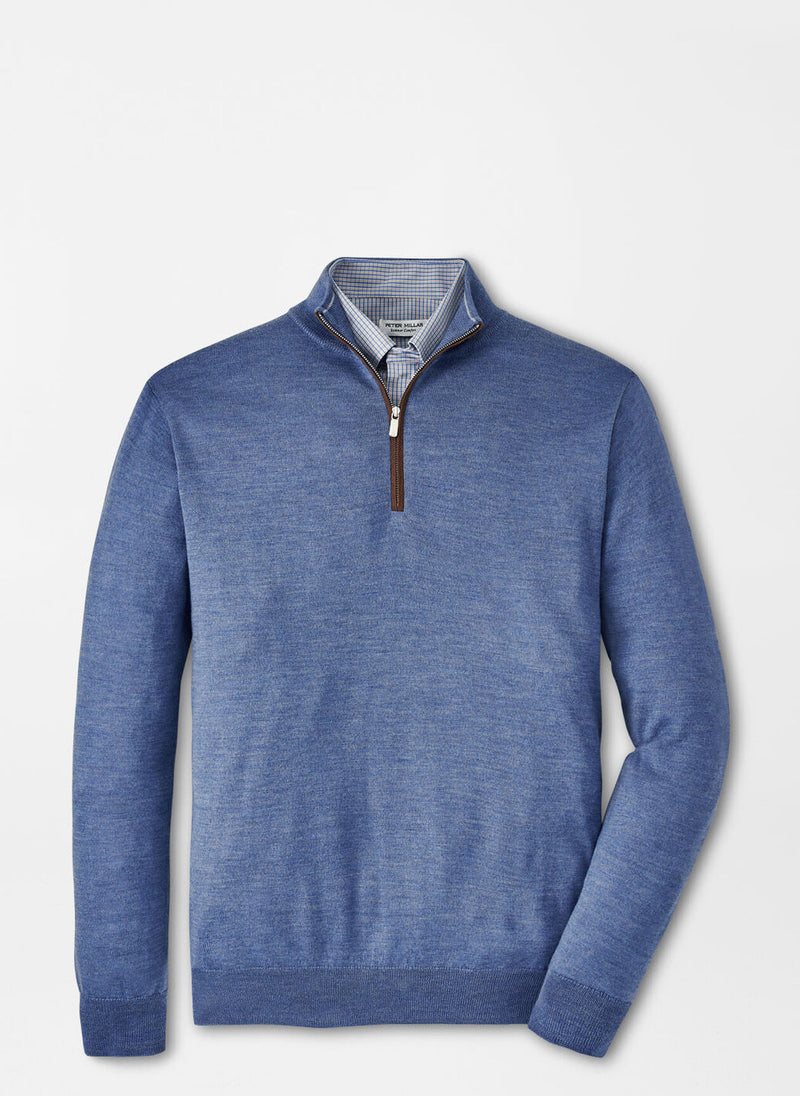 Autumn Crest Suede Trim Quarter-Zip