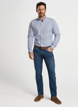 Albert Crown Lite Cotton-Stretch Sport Shirt