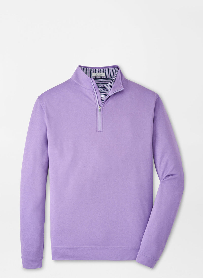 Perth Melange Performance Quarter-Zip - Oak Hall