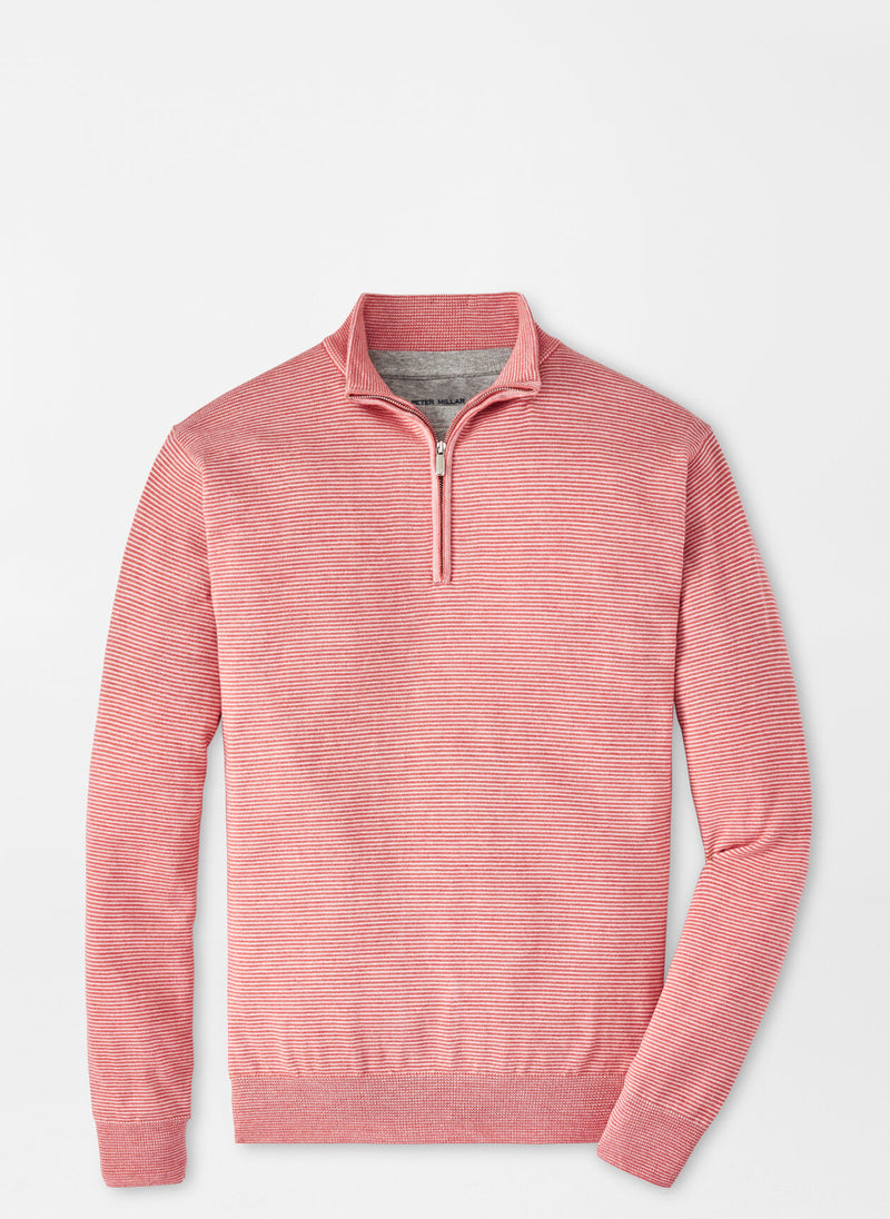 Canton Stripe Quarter-Zip Sweater - Oak Hall