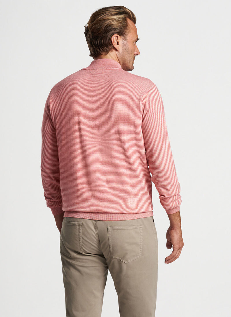 Canton Stripe Quarter-Zip Sweater - Oak Hall