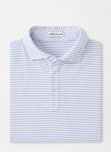 Crown Comfort Cotton Short Sleeve Polo Range Stripe - Oak Hall