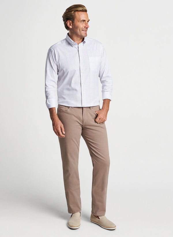 Patten Crown Lite Cotton-Stretch Sport Shirt - Oak Hall