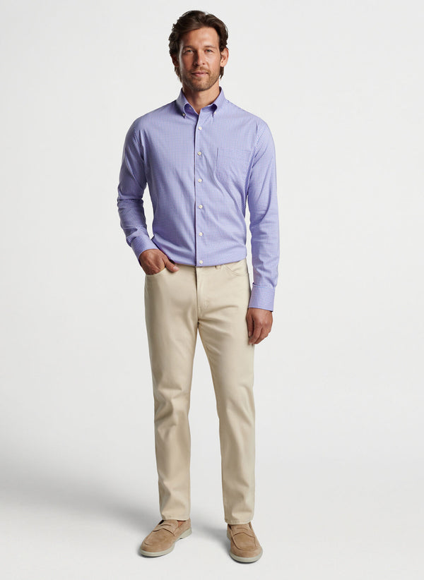 Winthrop Crown Lite Cotton-Stretch Sport Shirt - Oak Hall