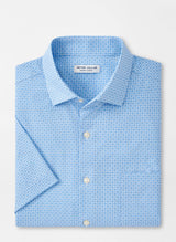 Geo Petals Performance Poplin Sport Shirt - Oak Hall