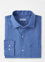 Coastal Garment Dyed Linen Sport Shirt - Oak Hall