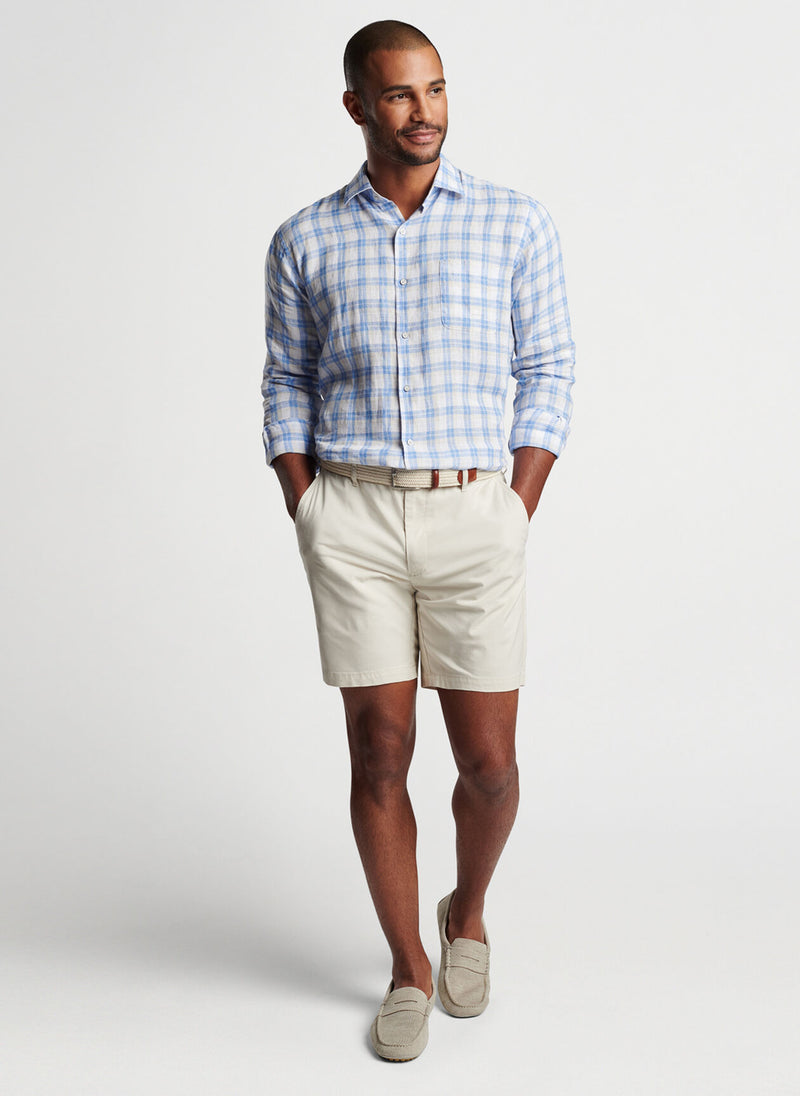 Edisto Linen Sport Shirt - Oak Hall