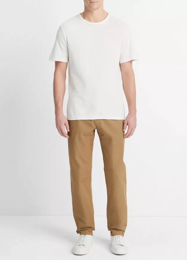 Pima Pique Short Sleeve Crew - Oak Hall