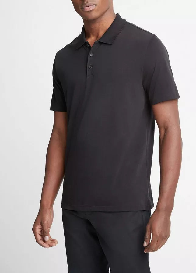 Short Sleeve Pima Polo - Oak Hall