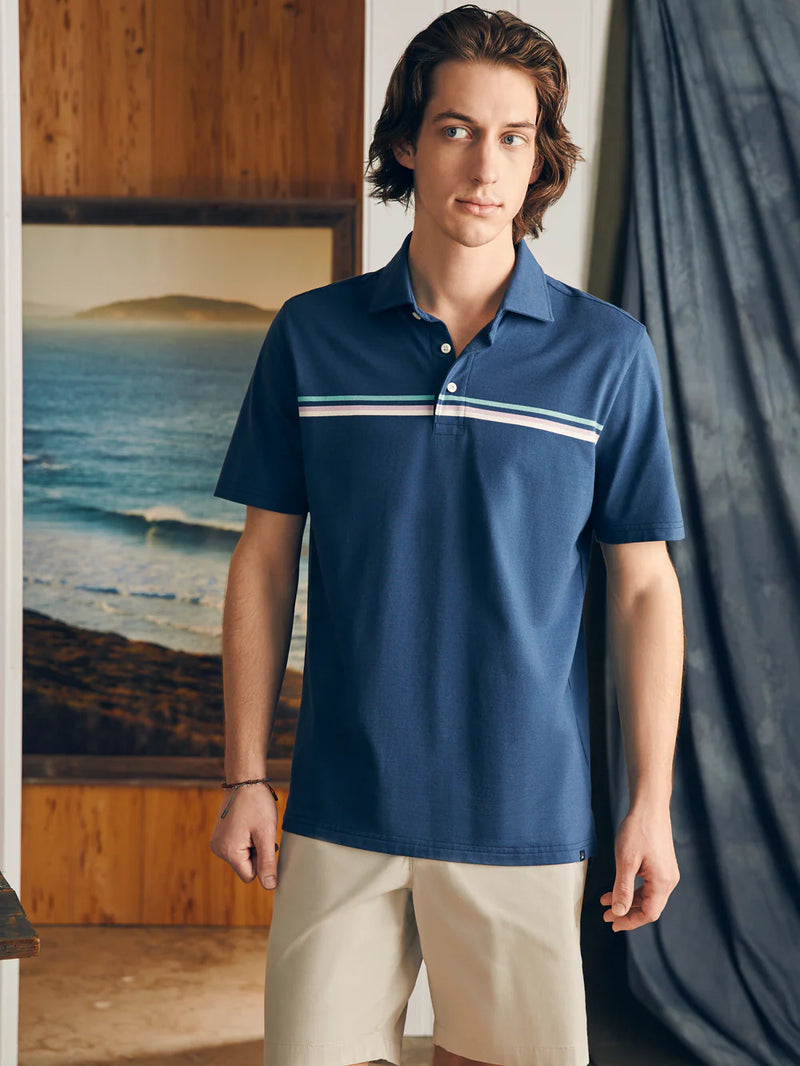 Short Sleeve Movement Pique Polo - Oak Hall