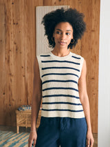 Miramar Linen Muscle Tank - Oak Hall