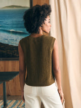 Miramar Linen Muscle Tank - Oak Hall