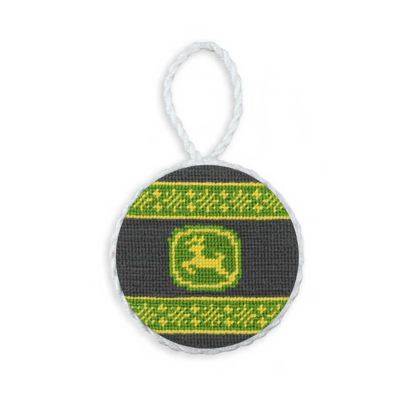 S&B John Deere Fairisle Ornament - Oak Hall