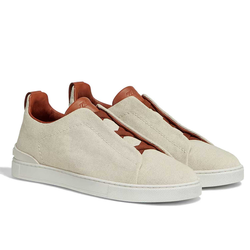 Triple Stitch Canvas Sneaker - Oak Hall