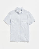 Short Sleeve Hemp Cotton Knit Shirt - Oak Hall