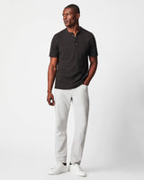 Short Sleeve Hemp Cotton Henley - Oak Hall