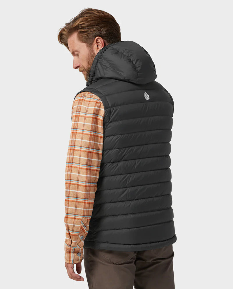 Mens Hometown Down Hooded Vest - Oak Hall