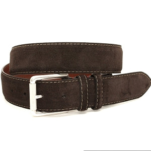 Italian Calf Suede Belt 35MM - Oak Hall, Inc.