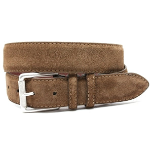 Italian Calf Suede Belt 35MM - Oak Hall, Inc.