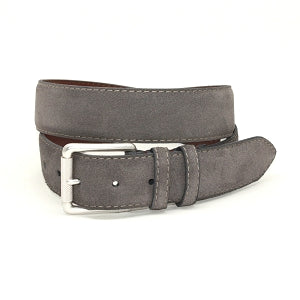 Italian Calf Suede Belt 35MM - Oak Hall, Inc.