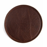 Leather Coasters with Walnut Box - Oak Hall, Inc.