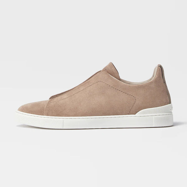 Triple Stitch Suede Sneaker - Oak Hall