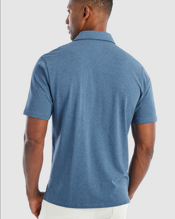 Heathered Original Polo - Oak Hall