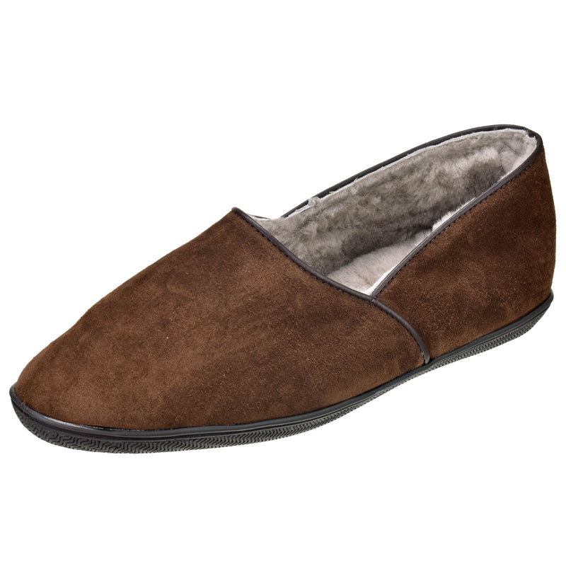 Trevor Shearling Rubber Sole Slipper - Oak Hall, Inc.