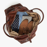 Benedict Weekend Bag - Titan Milled Brown - Oak Hall, Inc.