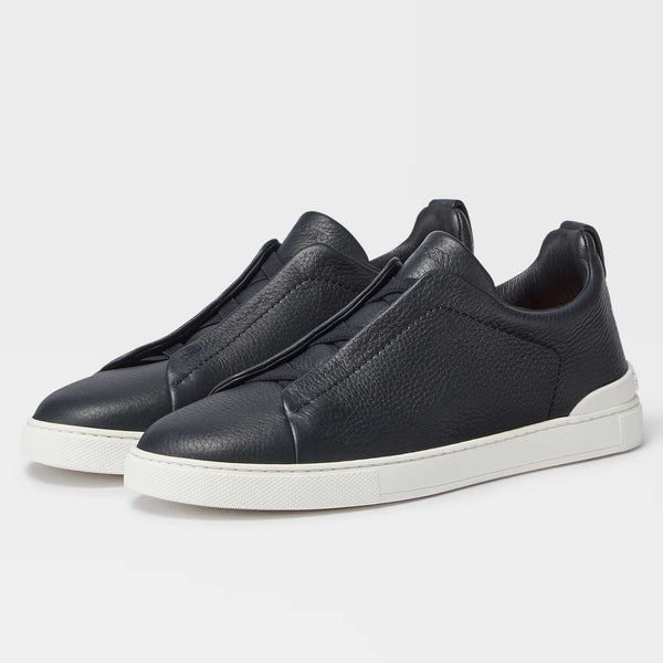 Triple Stitch Deerskin Sneaker - Oak Hall