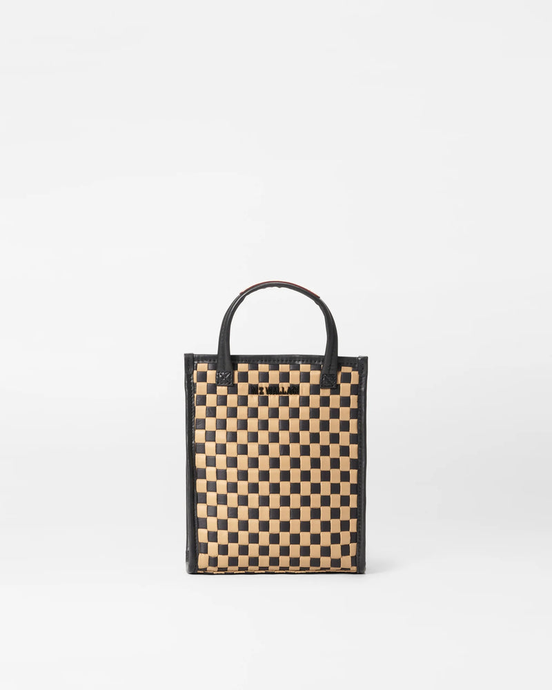 Woven Micro Box Tote - Oak Hall