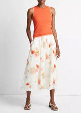 Poppy Blur Gathered Easy Skirt - Oak Hall