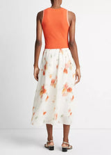 Poppy Blur Gathered Easy Skirt - Oak Hall