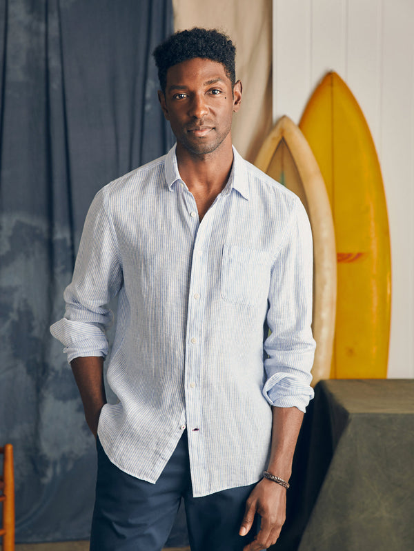 Linen Laguna Shirt - Oak Hall